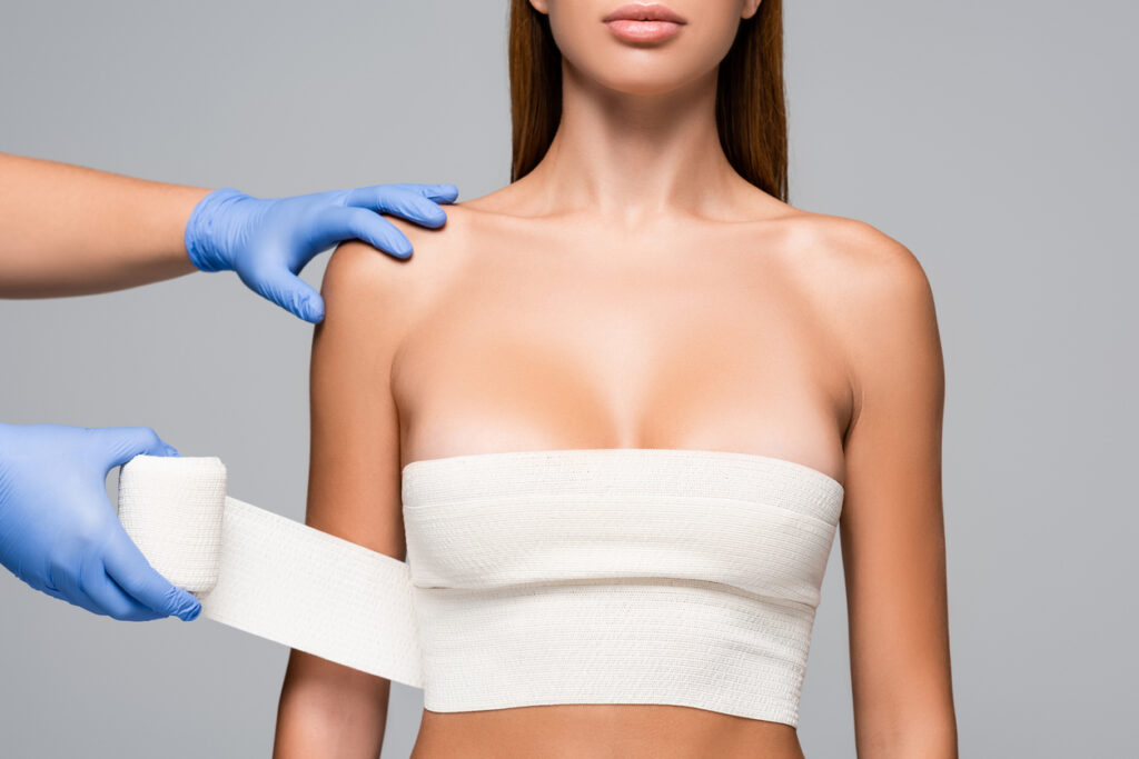 Ruptured breast implant and leaking breast implant